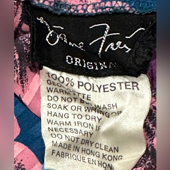 VINTAGE DIANE FREIS GEORGETTE 1980s  FLORAL BLOUSE AND SKIRT SET.🥰 - Picture 8 of 8